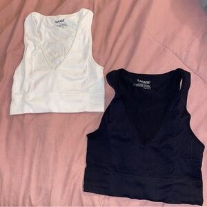 GARAGE Stella Seamless Plunge Crop Tank (Bundle of 2)